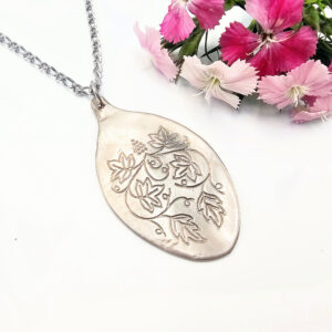 Vintage Spoon Necklace Blossom Trail