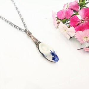 Vintage Spoon Necklace Dutch Klompen