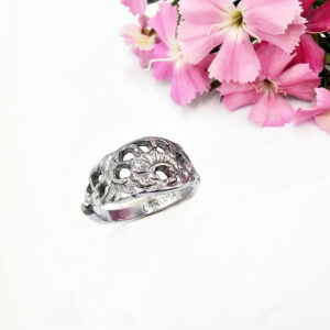 Vintage Spoon Ring - Blooming Grace (S)