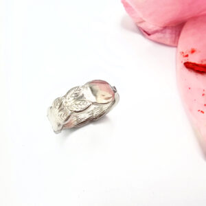 Vintage Spoon Ring - Blooming Wrap (L)