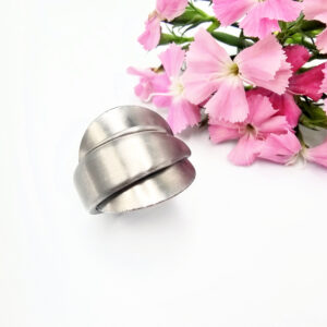 Vintage Spoon Ring Mystic Shield (L)