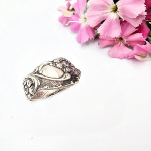 Vintage Spoon Ring - Song of Petals (M)