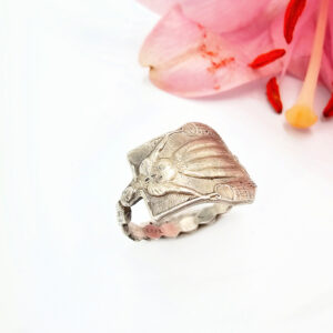 Vintage Spoon Ring - Water Girl (XXL)