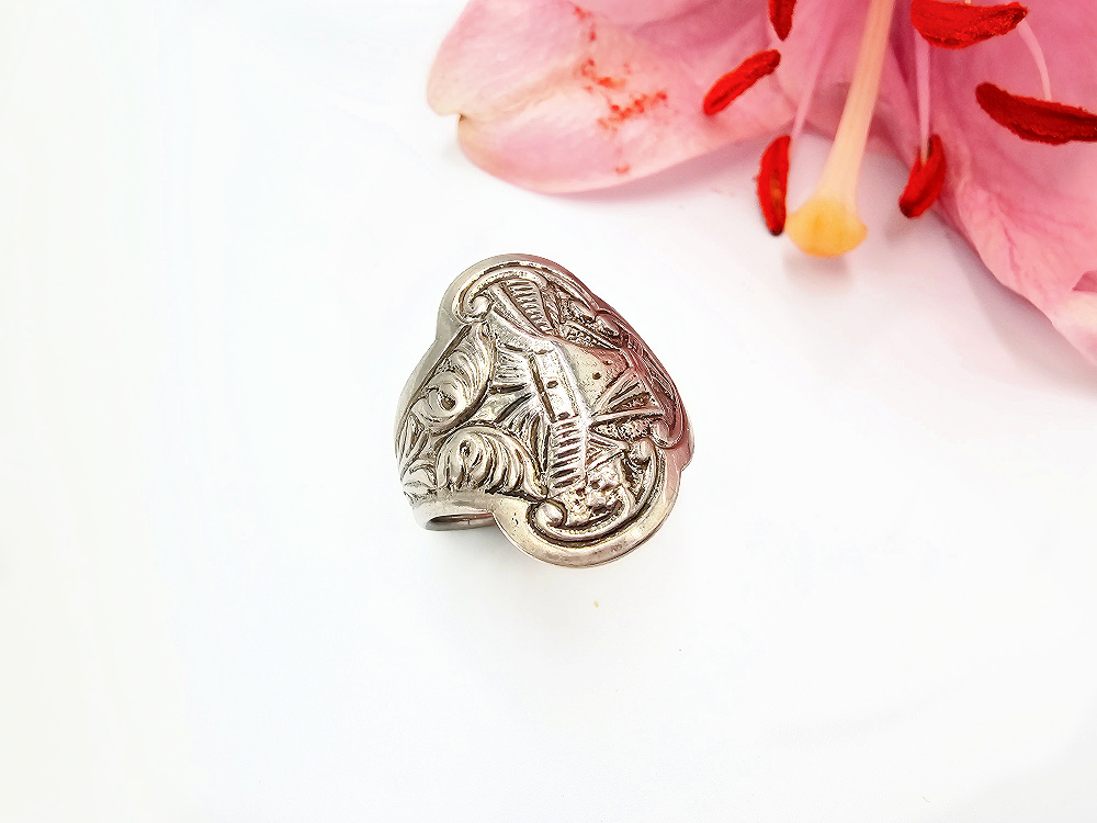 Vintage Spoon Ring - Windmill (L) Vintage Spoon Ring - Windmill (L)