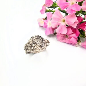 Vintage Spoon Ring - Zonnebloem Flower (M)