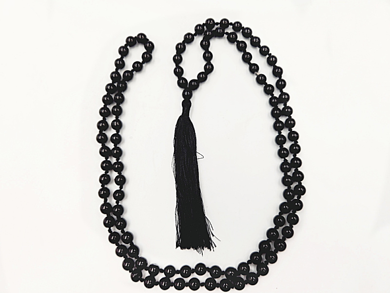 Black Onyx Mala Necklace Black Onyx Mala Necklace