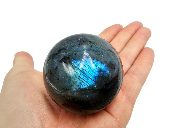 Labradorite Sphere F (230g) Labradorite Sphere