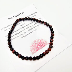 Hello Indigo Halo Online Store Red Tigers Eye Bangle