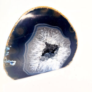 Agate Geode Standing Freeform (Blue) A (232g)