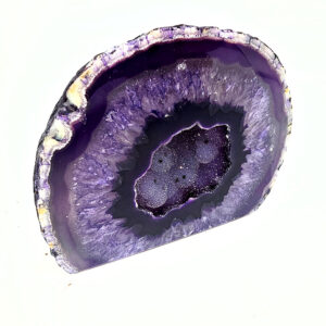 Agate Geode Standing Freeform (Purple) A (406g)