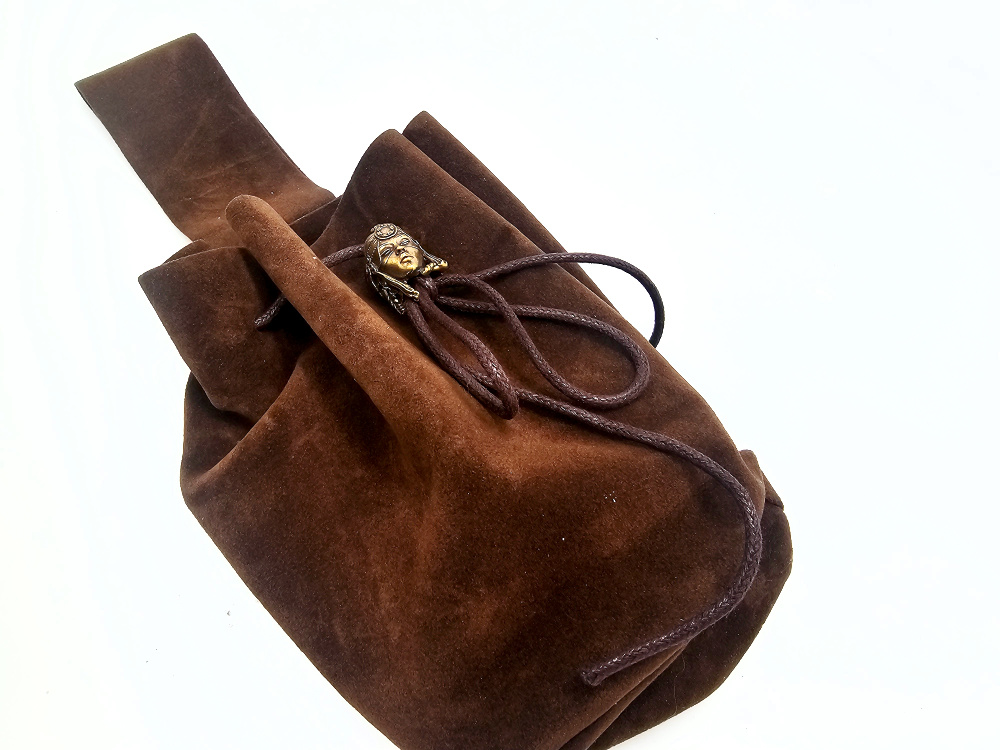 Bag Belt Pouch - Viking Woman (Brown) Bag Belt Pouch