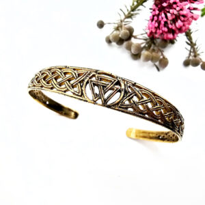 Celtic Trinity Knot Bangle (Brass)