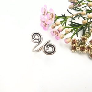Double Spiral Ring
