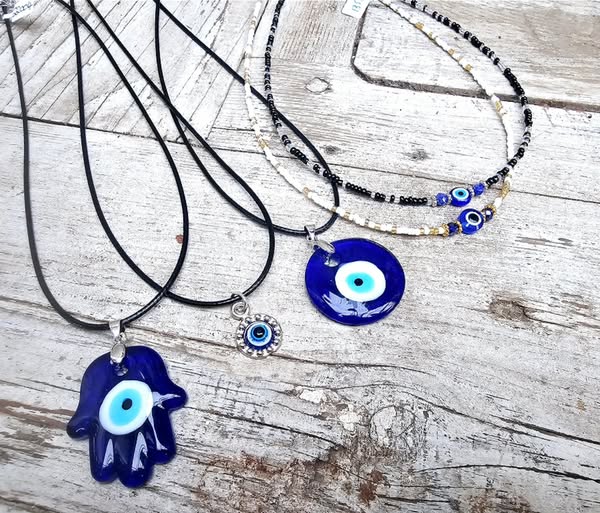 Evil Eye Necklaces from Hello Indigo Halo Evil Eye Bracelet Meaning: Symbolism, Protection & How to Wear It Evil Eye Necklaces from Hello Indigo Halo