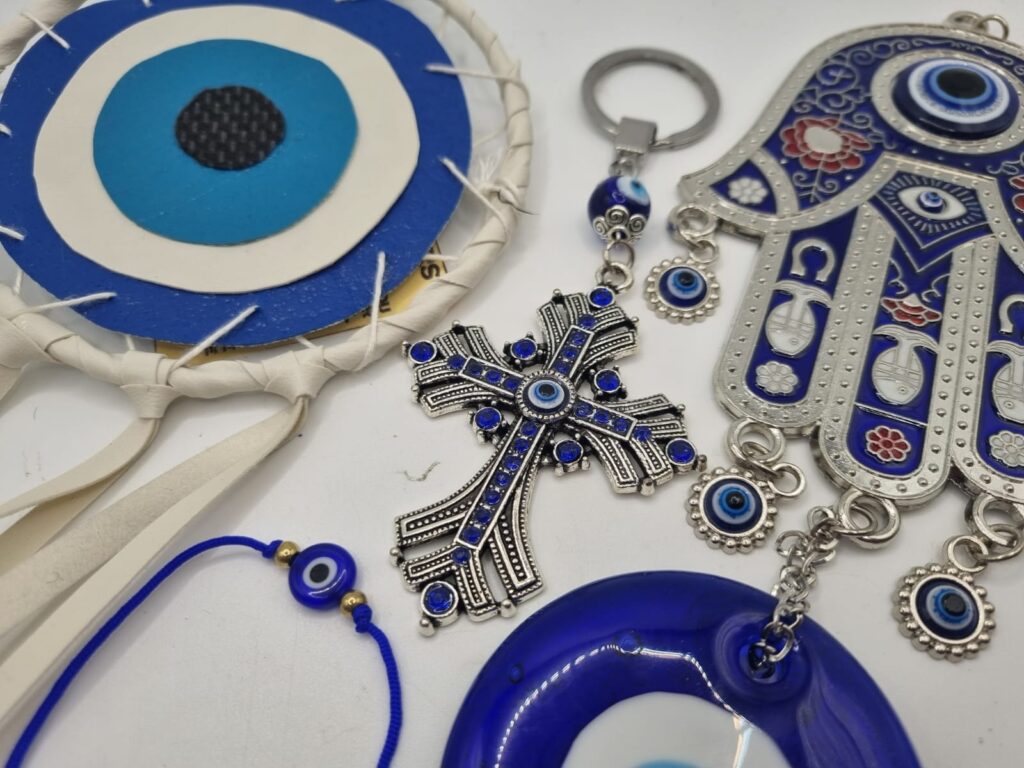 Evil Eye cross keyring, evil eye dreamcatcher and decor Evil Eye Bracelet Meaning: Symbolism, Protection & How to Wear It Evil Eye cross keyring evil eye dreamcatcher and decor
