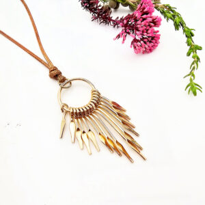 Geometric Necklace – Fire Dancer