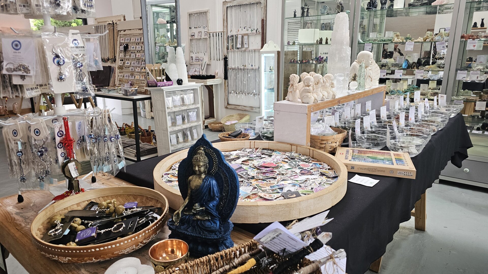 Hello Indigo Halo inside the shop