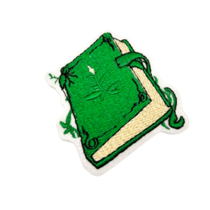 Iron on Patch - Green Book (5.5cm)