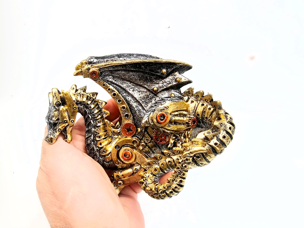 Mechanical Hatchling Steampunk Dragon (11cm) Mechanical Hatchling Steampunk Dragon (11cm) - Image 2