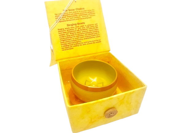 Mini Singing Bowl Set - Solar Plexus Chakra Mini Singing Bowl Set - Solar Plexus Chakra - Image 2