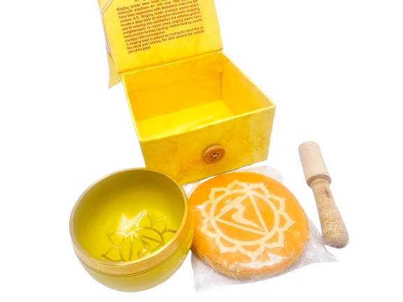 Mini Singing Bowl Set - Solar Plexus Chakra Mini Singing Bowl Set - Solar Plexus Chakra