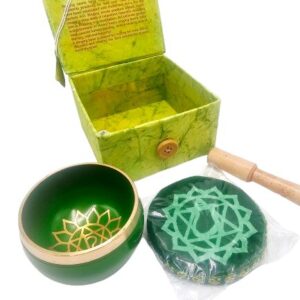 Hello Indigo Halo Online Store Mini Singing Bowl Set heart chakra