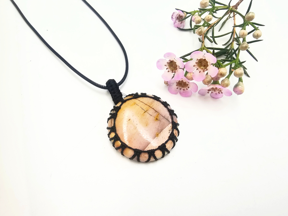Mookaite Braided Necklace Mookaite Braided Necklace