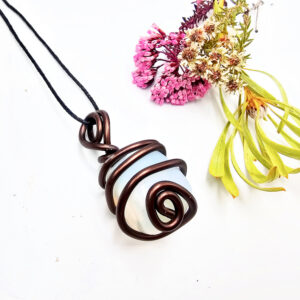 Opalite Aluminium Wrap Necklace