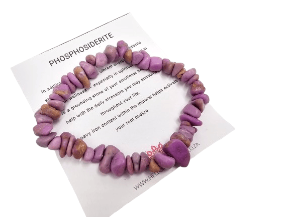 Phosphosiderite Chips Bangle Phosphosiderite Chips Bangle
