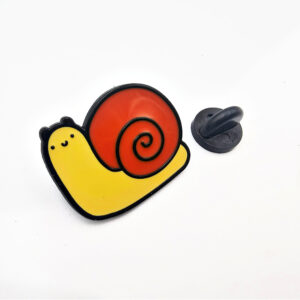 NEW Brown Snail Pin Badge