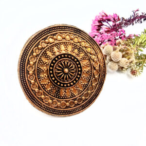 Large Mandala Ring (Brass)