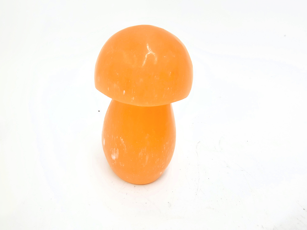 Selenite Crystal Mushroom 6cm (Orange) Selenite Crystal Mushroom 6cm (Orange)