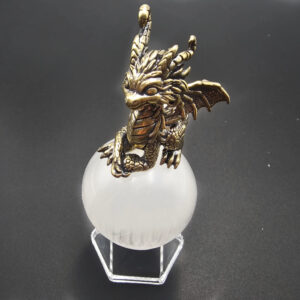 Hello Indigo Halo Online Store Selenite Dragon Sphere (16cm Circumference)