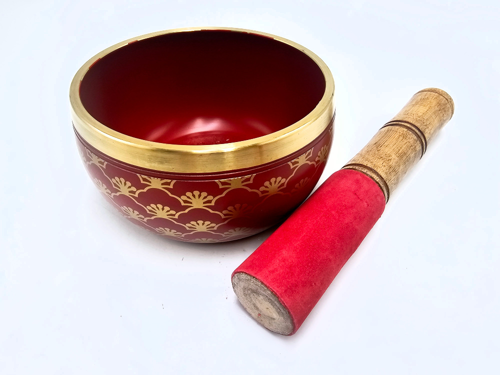 Singing Bowl - Small (Red Lotus) Singing Bowl - Small (Red Lotus)