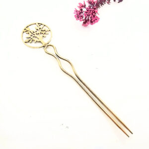 Tree of Life Hair Pin (Brass)