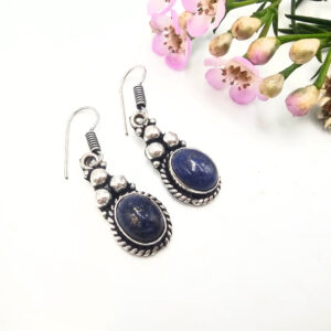 Hello Indigo Halo Online Store Trinity Lore Lapis Lazuli Earrings