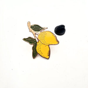 Two Lemons Pin Badge
