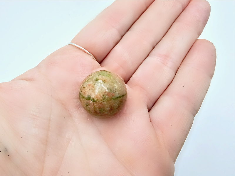 Unakite Jasper Sphere (2cm) Unakite Jasper Sphere (2cm)