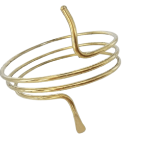 Upper Arm Bangle Triple Egyptian (Brass)