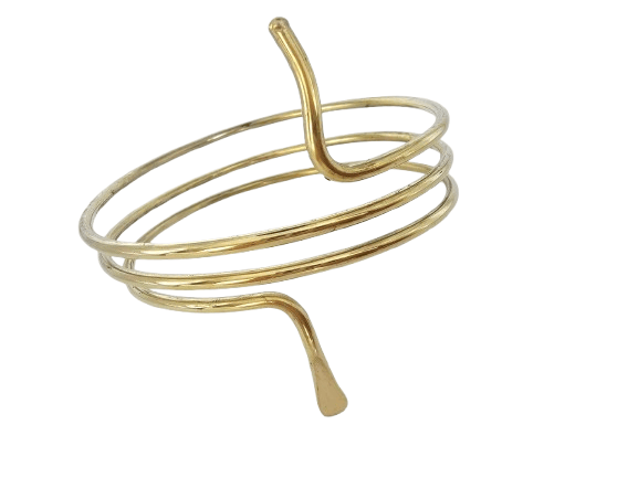 Upper Arm Bangle Triple Egyptian (Brass) Upper Arm Bangle Triple Egyptian (Brass)