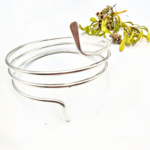 Upper Arm Bangle Triple Egyptian (W/Brass)