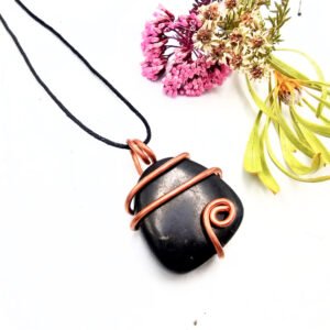 Shungite Copper Wrap Necklace