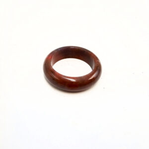 Hello Indigo Halo Online Store Agate Band Ring (Brown)