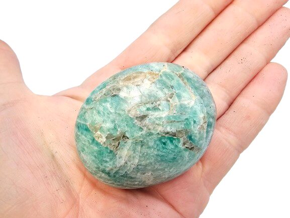Amazonite Palm Stone A (74g) Amazonite Palm Stone A (74g)