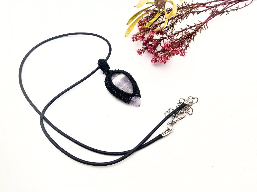 Amethyst Braided Necklace Amethyst Braided Necklace - Image 2