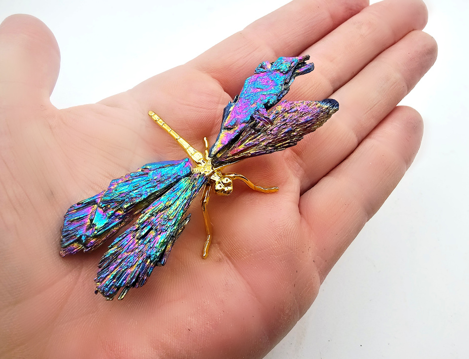 Aura Kyanite Dragonfly (7.5cm) Aura Kyanite Dragonfly (7.5cm) - Image 2