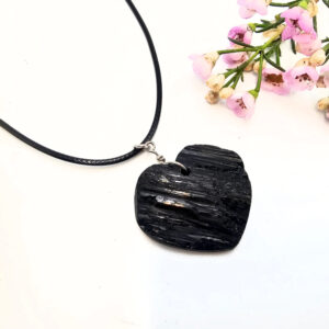 Black Tourmaline Heart Necklace