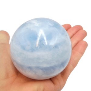 Blue Calcite Sphere C (452g)