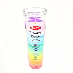 Chakra Layered Candle In A Jar (21cm)