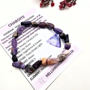 Charoite Nugget Bangle